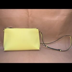 H&M Pastel Yellow Large Crossbody Handbag